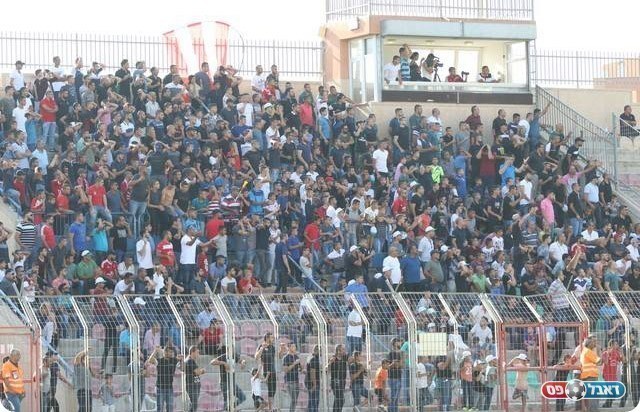 הקהל של פאחם מילא את היציעים גם במשחק בסיבוב הראשון (וואסים מוואסי)